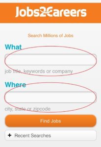 Jobs2Careers mobile job search