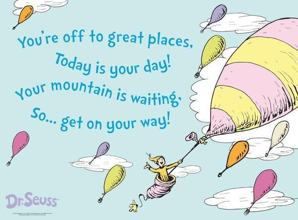 Dr Seuss your career is on its way