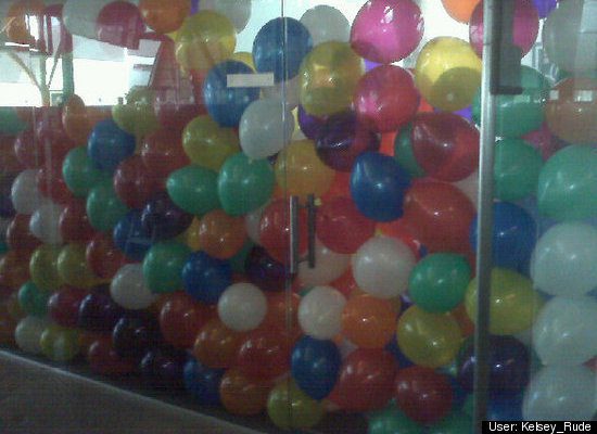 office version of a ball crawl