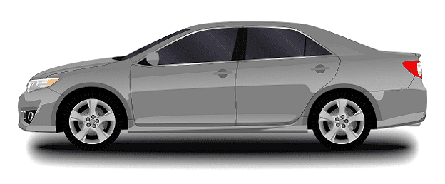 gray UberX car example
