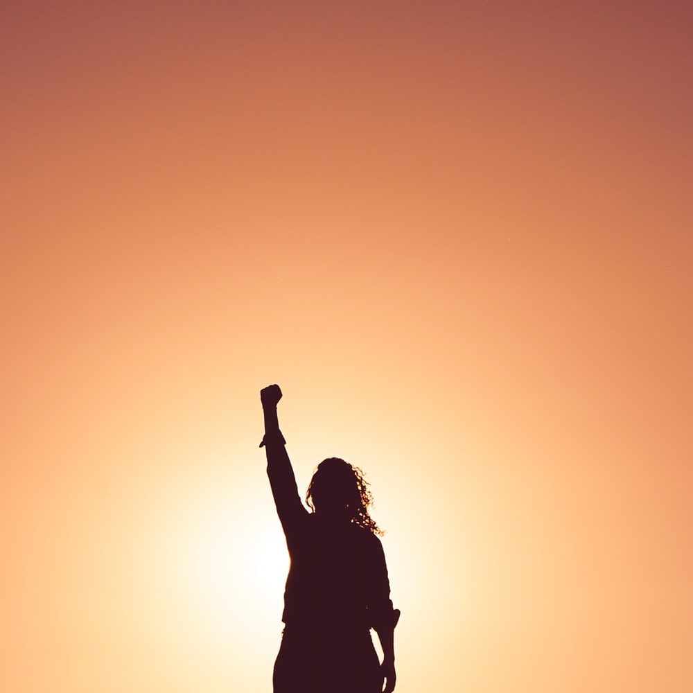 Fist in the air; success at finding a job; how to find your dream job