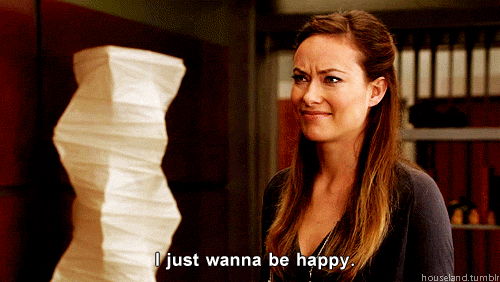 olivia wilde want to be happy